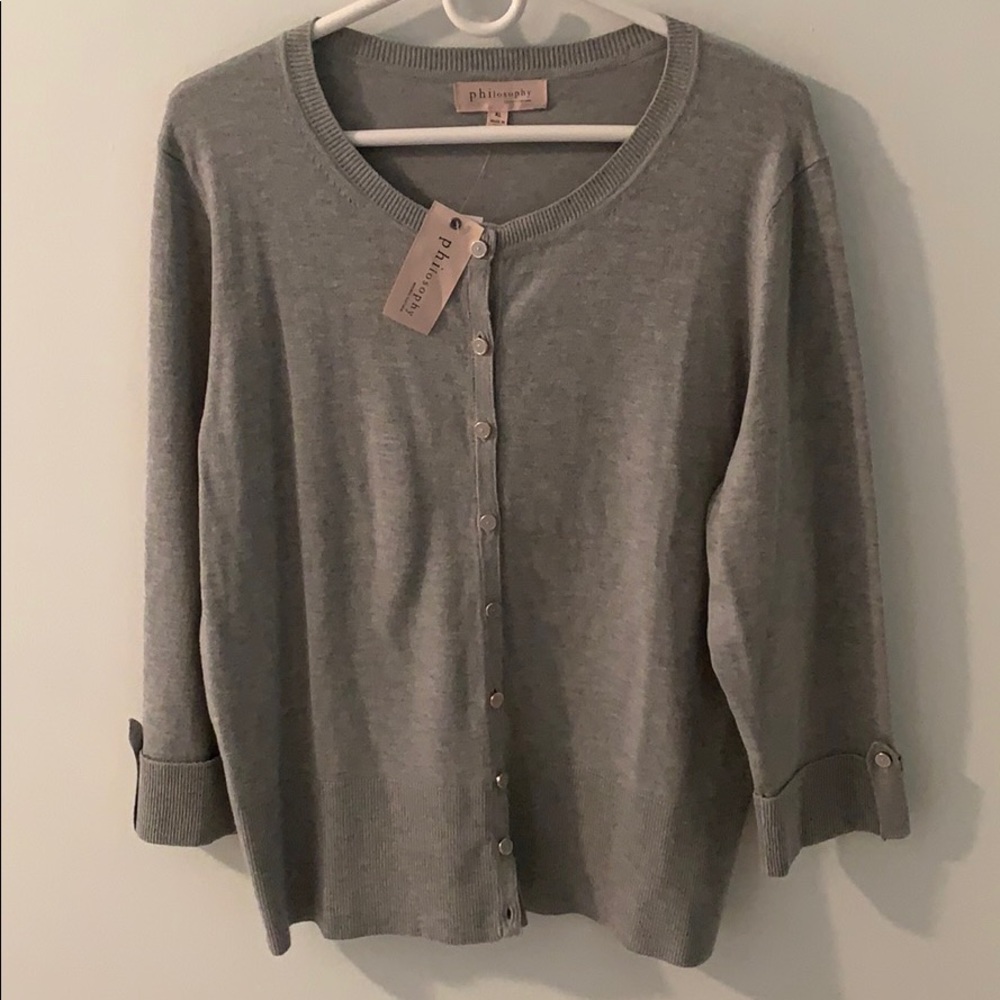 Philosophy cardigan